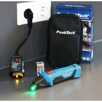 Stromkreisdetektor, Sicherungsfinder, PeakTech P3432, Sender & Empf&auml;nger,IP40