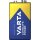 9V-Block Batterie VARTA Longlife Power Alkaline, 6LR61, 2er Blister