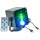 LED & Laser-Effekt IBIZA TINYLED-LASRGB, akkubetrieben, 1x 3W 3-in-1 RGB-LED
