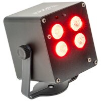 LED-Wash-Effekt IBIZA TINYLED-RGB-WASH, akkubetrieben, 4x...