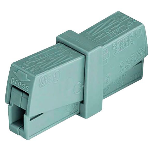 Service-Klemme WAGO, max. 2,5mm&sup2;, alle  Leiterarten, grau, 2 Klemmstellen