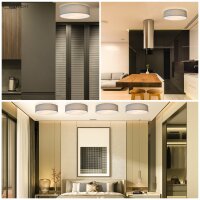 Deckenleuchte EINLICHT Fabric f&uuml;r 2x E27,...