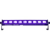 LED-Schwarzlicht-Leiste IBIZA LED-UVBAR18, 18x3W LEDs