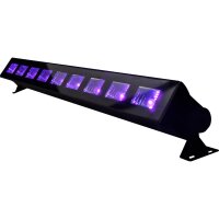 LED-Schwarzlicht-Leiste IBIZA LED-UVBAR18, 18x3W LEDs