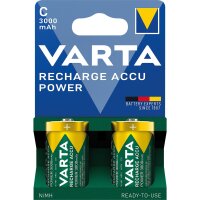 Baby-Akku VARTA, Typ C, NiMH-Akku, HR14, 1,2V/3000mAh,...