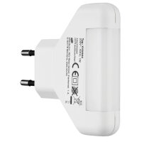 LED-Nachtlicht Energiespar, 1W, mit Schalter, wei&szlig;