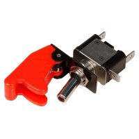 Kill-Switch McPower mit Schutzkappe und LED, 12V / 20A, rot