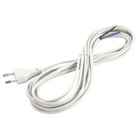 Euro-Netzkabel McPower mit blanken Enden L&auml;nge 5,0m,...