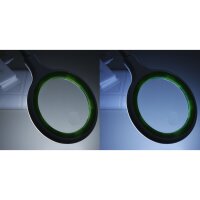 Lupenleuchte McShine LL-52, 36 LEDs, Tisch- und Klemmleuchte, dimmbar, Kunststoff