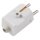 Schutzkontakt-Stecker McPower, wei&szlig;