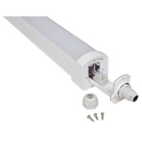 LED Feuchtraumleuchte McShine FL-120, IP65, 3400lm, 4000K, 120cm, neutralwei&szlig;, 36W