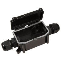 Abzweigdose McPower, 125x69x33mm, IP65, 1 Ein- und 2...