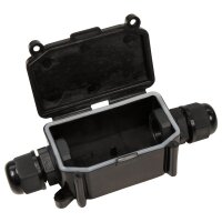 Abzweigdose McPower, 120x32x44mm, IP66, 1 Ein- und 1 Ausgang