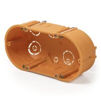 Hohlwanddose McPower, doppelt, 143x48mm, inkl....