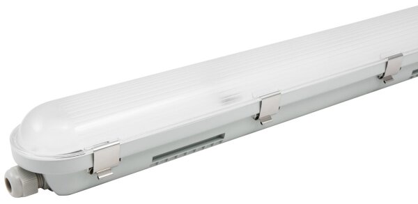 LED Feuchtraumleuchte McShine FL-215, IP65, 7.200lm, 4000K, 48W, 150cm, neutralwei&szlig;