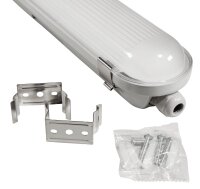 LED Feuchtraumleuchte McShine FL-215, IP65, 7.200lm, 4000K, 48W, 150cm, neutralwei&szlig;