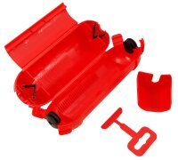 Sicherheits-Schutzbox McPower f&uuml;r Kabel, IP44, rot