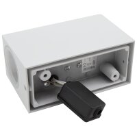 Wandleuchte McShine Square-W wei&szlig;, IP44, 2x GU10,...