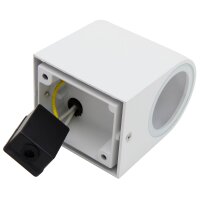 Wandleuchte McShine Oval-W wei&szlig;, IP44, 1x GU10,...