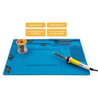 Silikon-L&ouml;tmatte McPower LM-15 39x27cm, Hitzebest&auml;ndig, Antistatisch
