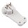 Schutzkontakt-Winkelstecker McPower extra flach, Handgriff, Zugentlastung