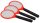 Elektrische Fliegenklatsche McPower, 2x Mignon (AA), 46x17cm, rot, 3er-Pack
