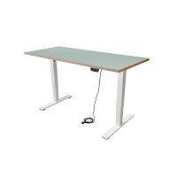 Schreibtisch imstande, business-w + Platte 160x80cm Aquavert