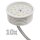 Einbauleuchten-Set McShine, 10xRahmen, 10x LED-Modul, 5W, 400lm, 230V, Edelstahl