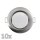 Einbauleuchten-Set McShine,10xRahmen, 10xLED-Modul, 5W, 440lm, 230V, Edelstahl