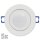 Einbauleuchten-Set McShine, 5xRahmen, 5xLED-Modul, 3W, 265lm, 230V, wei&szlig;, IP44