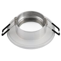 Einbaurahmen McShine W-30 rund, IP44, Edelstahl geb&uuml;rstet