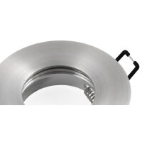 Einbaurahmen McShine W-30 rund, IP44, Edelstahl geb&uuml;rstet