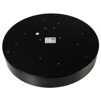 Wifi LED-Deckenleuchte McShine 35W, 4.450lm, &Oslash;40cm, CCT+RGB, schwarz