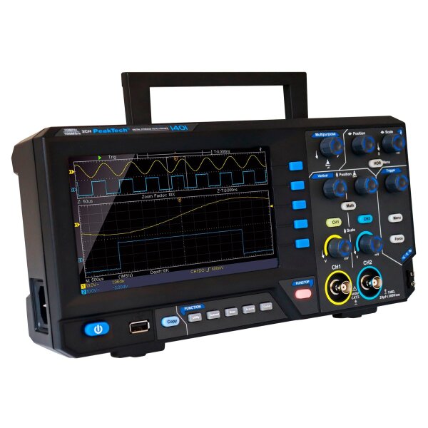 Digital Speicher- Oszilloskop PeakTech P1401, 10 MHz, 2CH, 100 MS/s