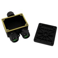 Abzweigdose McPower, IP68 - f&uuml;r Au&szlig;en, 1 Ein- und 2 Ausg&auml;nge, Y-Version, 123x82x42mm