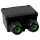 Abzweigdose McPower, IP68 - f&uuml;r Au&szlig;en, 1 Ein- und 2 Ausg&auml;nge, Y-Version, 123x82x42mm