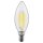 LED Filament Kerzenlampe McShine Filed, 3000K, E14, 6W, 1055lm, 230V, warmwei&szlig;