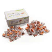 Klemmen-Set WAGO 75-teilig, 25x 221-412, 25x 221-413, 25x...