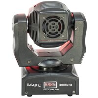 LED-Wash-Effekt-Moving-Head IBIZA ROLLING-EYE 6x 12W 4-in-1 CREE LEDs, 120W
