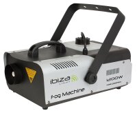 Programmierbare Nebelmaschine IBIZA LSM1200PRO Fernbedienung, DMX, 1200W
