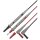 Messkabelsatz McPower Premium 100cm, schwarz/rot,Sicherheitsstecker, Pr&uuml;fspitze