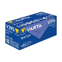 Knopfzelle Silberoxid - Uhrenbatterie, VARTA,  395, SR57,...