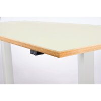 Schreibtisch Imstande, smart-w + Tischplatte Sperrholz...