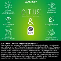 LED-Gl&uuml;hbirne ITIUS, E27, 900lm, RGB + CCT, matter &uuml;ber Thread, 3er-Pack