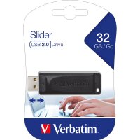 USB 2.0 Stick Verbatim, 32GB, Slider