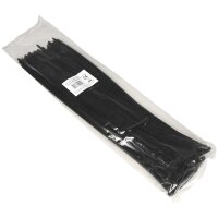 Kabelbinder McPower, schwarz, 370x3,6mm, 100er-Pack, UV...