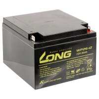 Bleiakku KUNG LONG WP26-12 12V/26Ah, VdS, 166x175x125mm,...
