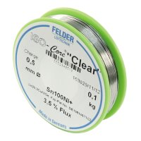 L&ouml;tzinn auf Rolle FELDER ISO-Core Clear, 0,5mm,...