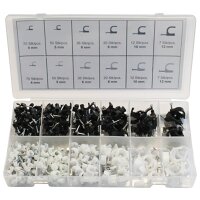 Kabelschellen-Set, 390-tlg.
