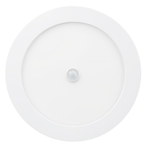 LED Deckenleuchte, 1.600lm, 3000K, 24W, warmwei&szlig;, IP44, 280x53mm, Bewegungsmelder
